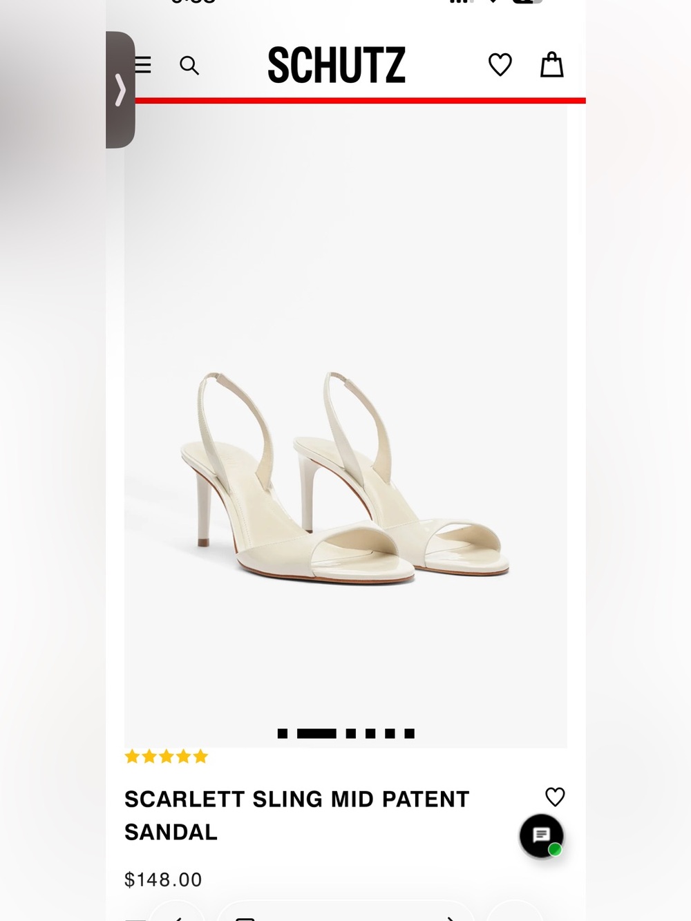 SCARLETT SLING MID PATENT SANDAL